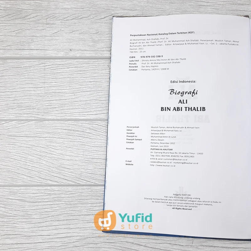 Buku Biografi Ali bin Abi Thalib (Pustaka Al-Kautsar) - Image 3
