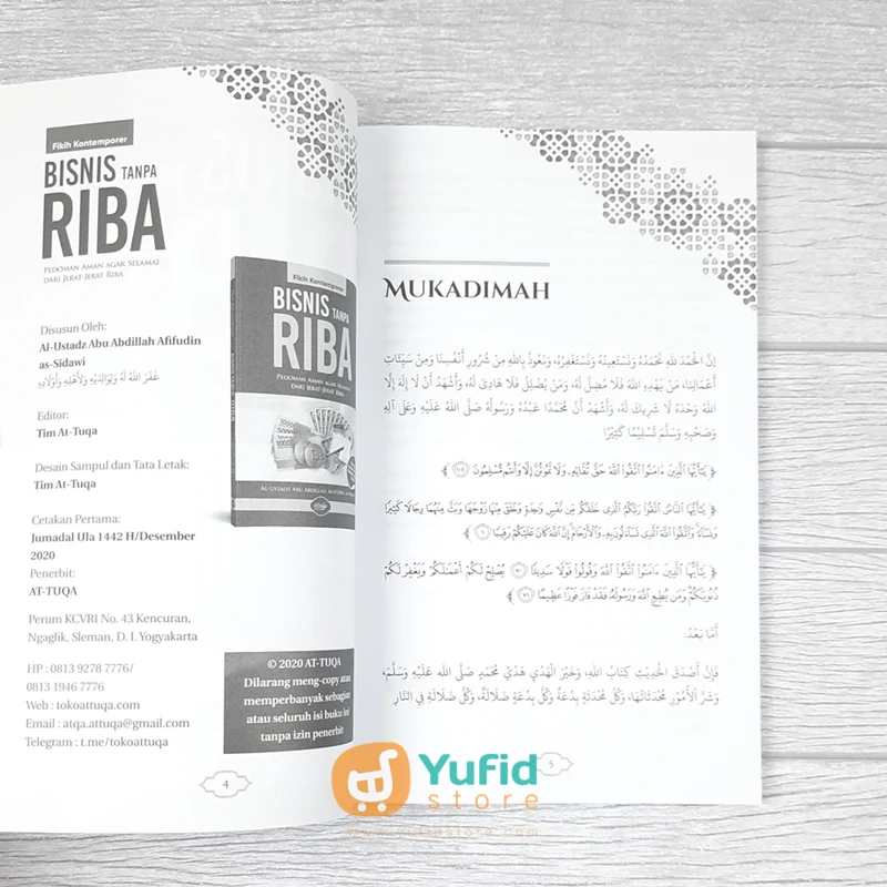 BUKU BISNIS TANPA RIBA PEDOMAN AGAR SELAMAT DARI JERAT JERAT RIBA (ATTUQA) - Image 3