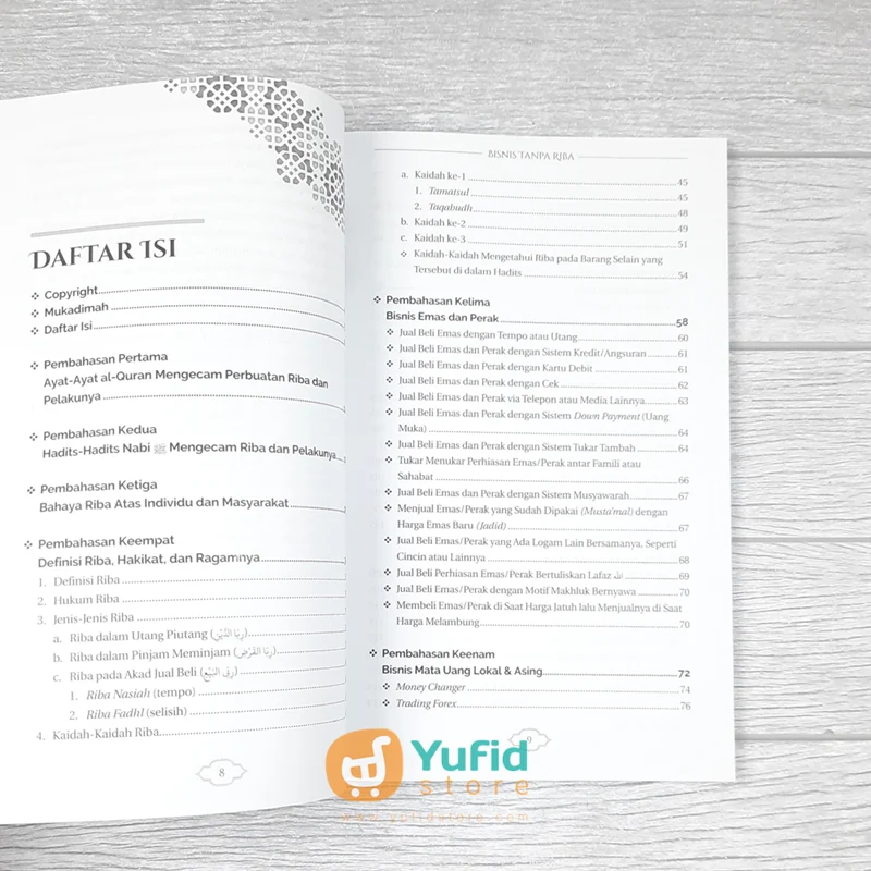 BUKU BISNIS TANPA RIBA PEDOMAN AGAR SELAMAT DARI JERAT JERAT RIBA (ATTUQA) - Image 4