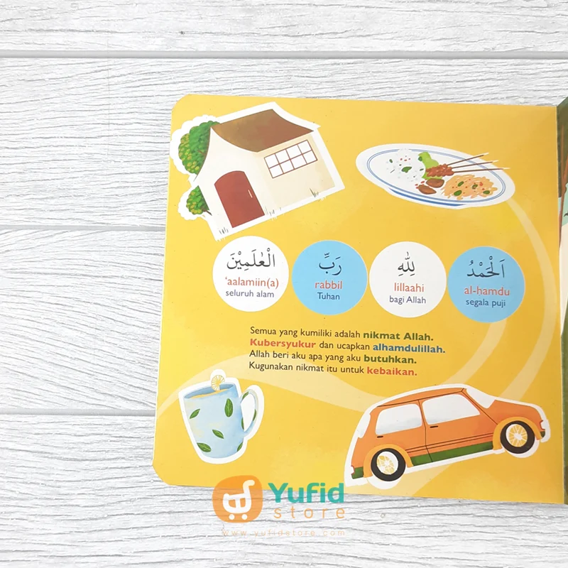 BUKU BOARD BOOK AL-FATIHAH UNTUK BALITA (MAALIK KIDS) - Image 8