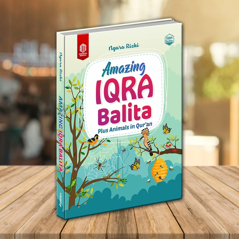 BUKU BOARD BOOK AMAZING IQRA BALITA 1 PLUS ANIMALS IN QUR'AN (KINSKY)