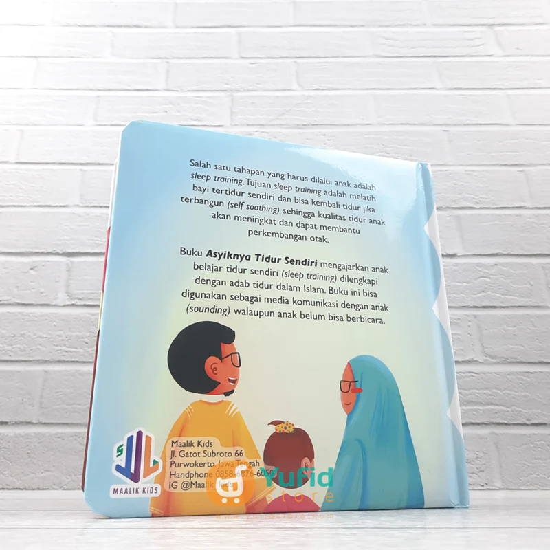 BUKU BOARD BOOK ASYIKNYA TIDUR SENDIRI (MAALIK KIDS) - Image 2
