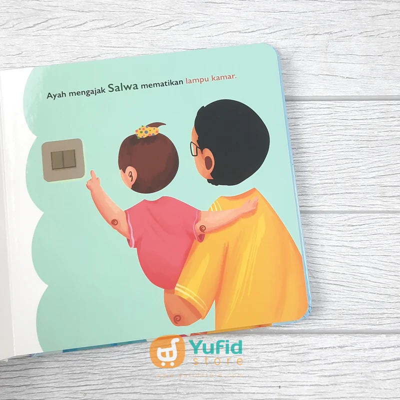 BUKU BOARD BOOK ASYIKNYA TIDUR SENDIRI (MAALIK KIDS) - Image 7