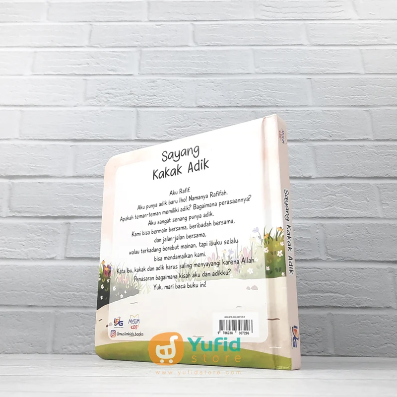 BUKU BOARD BOOK SAYANG KAKAK ADIK (MUSLIM KIDS) - Image 2