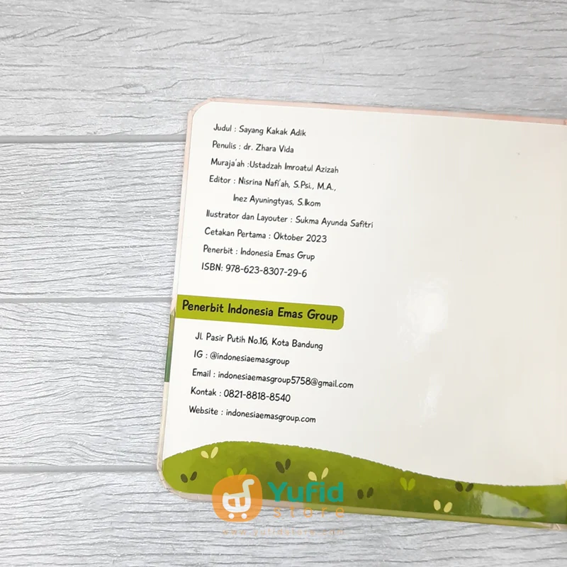 BUKU BOARD BOOK SAYANG KAKAK ADIK (MUSLIM KIDS) - Image 3