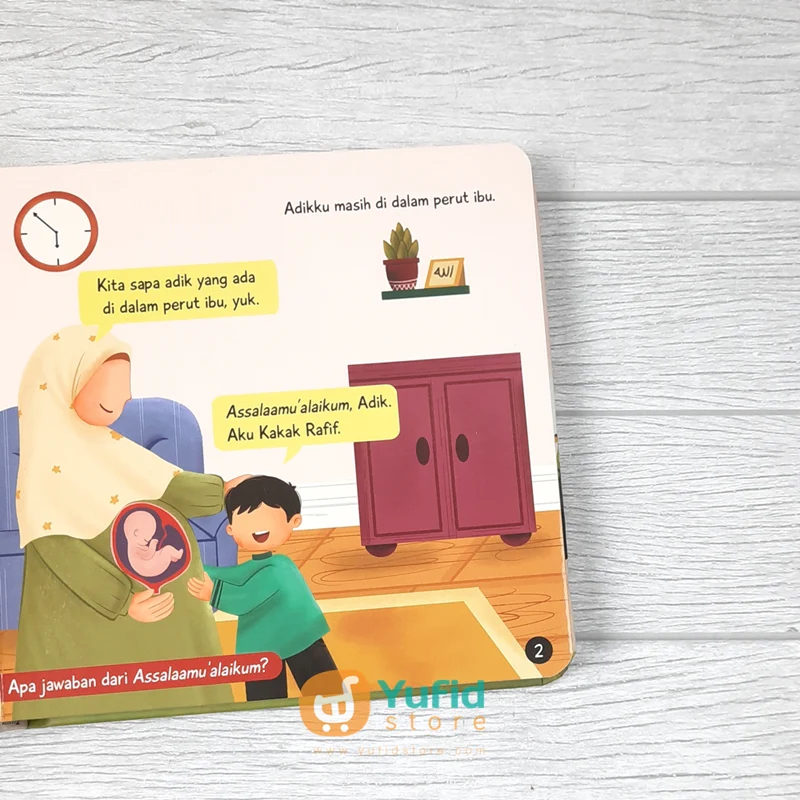 BUKU BOARD BOOK SAYANG KAKAK ADIK (MUSLIM KIDS) - Image 5