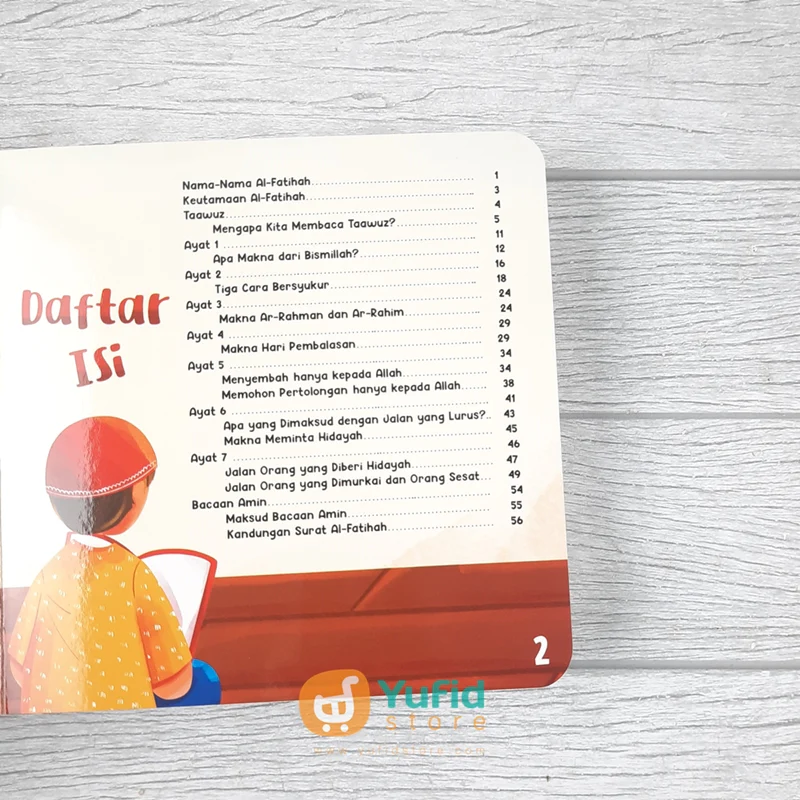 BUKU BOARD BOOK TAFSIR AL-FATIHAH JUNIOR (MAALIK KIDS) - Image 5