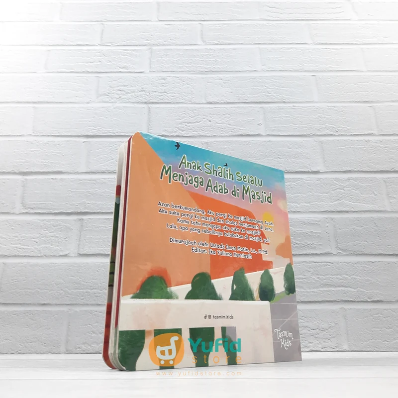BUKU BOARDBOOK ANAK SHALIH SELALU MENJAGA ADAB DI MASJID (TASMIM KIDS) - Image 2