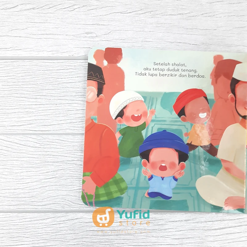 BUKU BOARDBOOK ANAK SHALIH SELALU MENJAGA ADAB DI MASJID (TASMIM KIDS) - Image 6