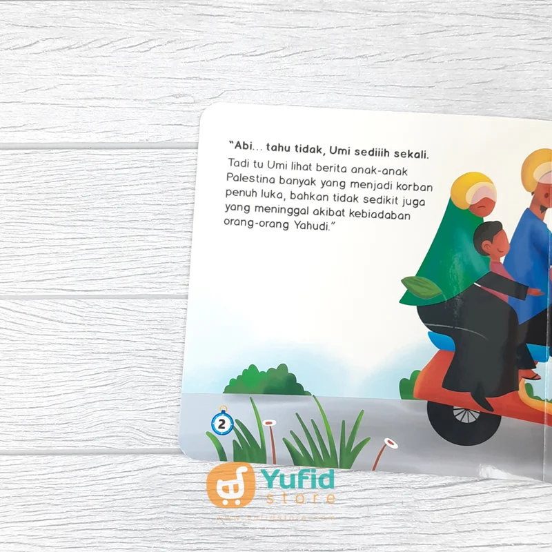 BUKU BOARDBOOKS RINDU BAITUL MAQDIS JEJAK PETUALANGAN INSAN DAN KAMILA (BUNAYYA) - Image 3