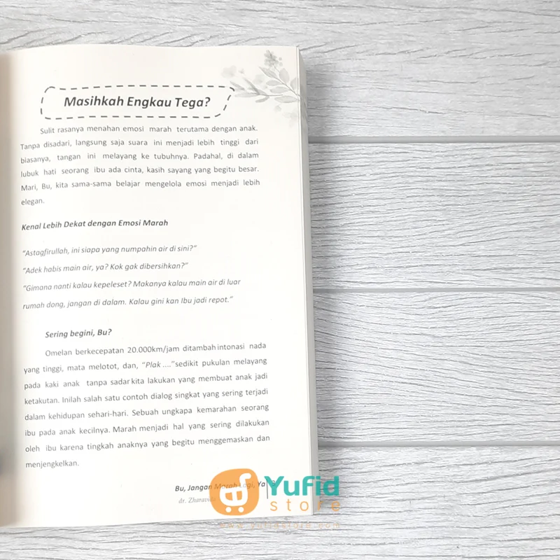 BUKU BU, JANGAN MARAH LAGI, YA! - MANAJEMEN EMOSI NEGATIF AGAR TAK MENYAKITI ANAK LAGI (ZAHRANI MEDIA) - Image 6