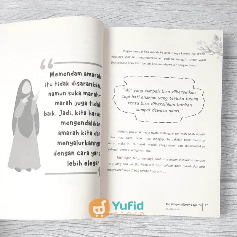 BUKU BU, JANGAN MARAH LAGI, YA! - MANAJEMEN EMOSI NEGATIF AGAR TAK MENYAKITI ANAK LAGI (ZAHRANI MEDIA) - Image 7