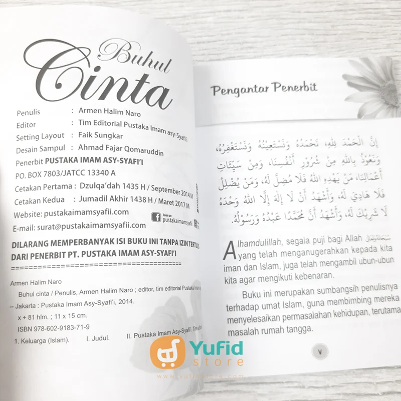 BUKU BUHUL CINTA (PUSTAKA IMAM ASY-SYAFII) - Image 3