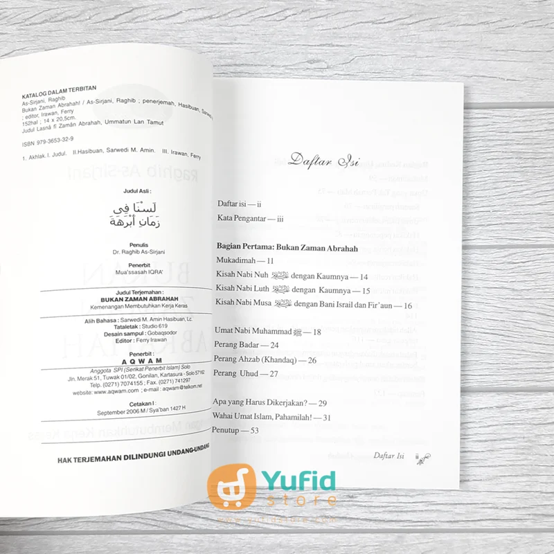BUKU BUKAN ZAMAN ABRAHAH KEMENANGAN MEMBUTUHKAN KERJA KERAS (AQWAM) - Image 3