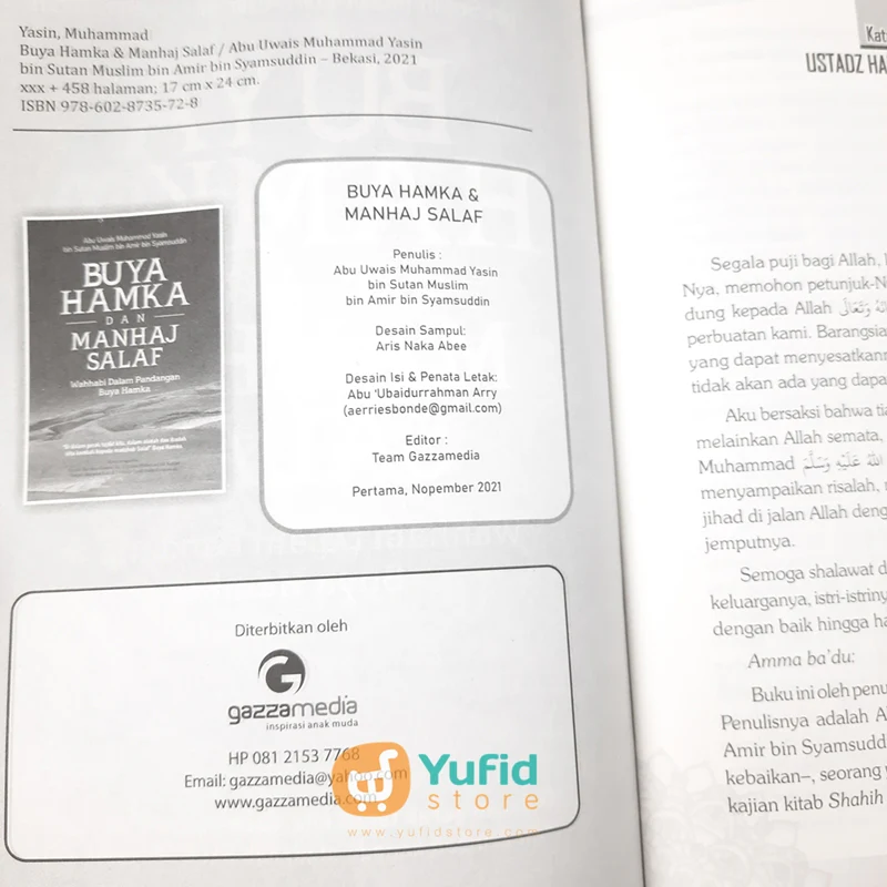 BUKU BUYA HAMKA DAN MANHAJ SALAF (GAZZA MEDIA) - Image 3