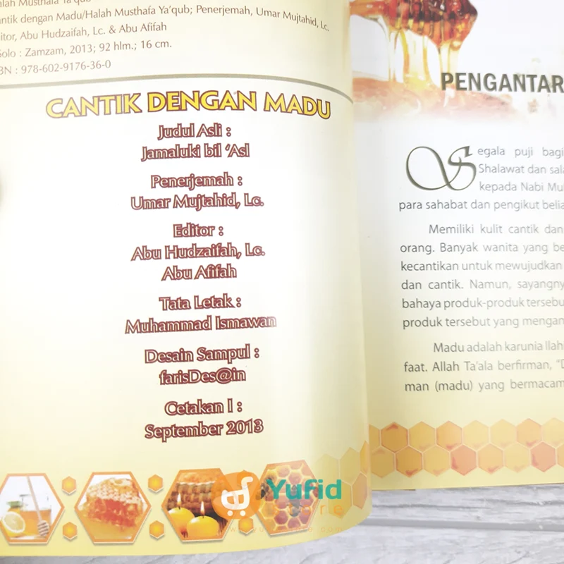 BUKU CANTIK DENGAN MADU (KISWAH MEDIA) - Image 3