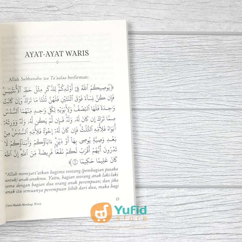 BUKU CARA MUDAH MEMBAGI WARIS DISERTAI BANYAK CONTOH PRAKTIS DAN MUDAH (PUSTAKA IBNU UMAR) - Image 7