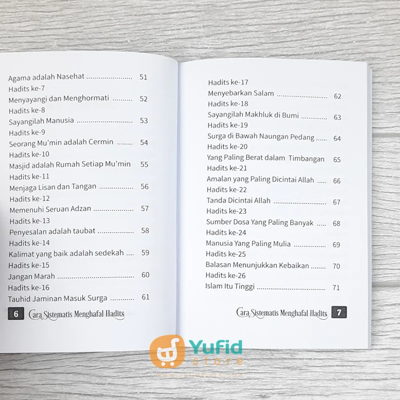 BUKU CARA SISTEMATIS MENGHAFAL HADITS 1 (JD PUBLISHING) - Image 5