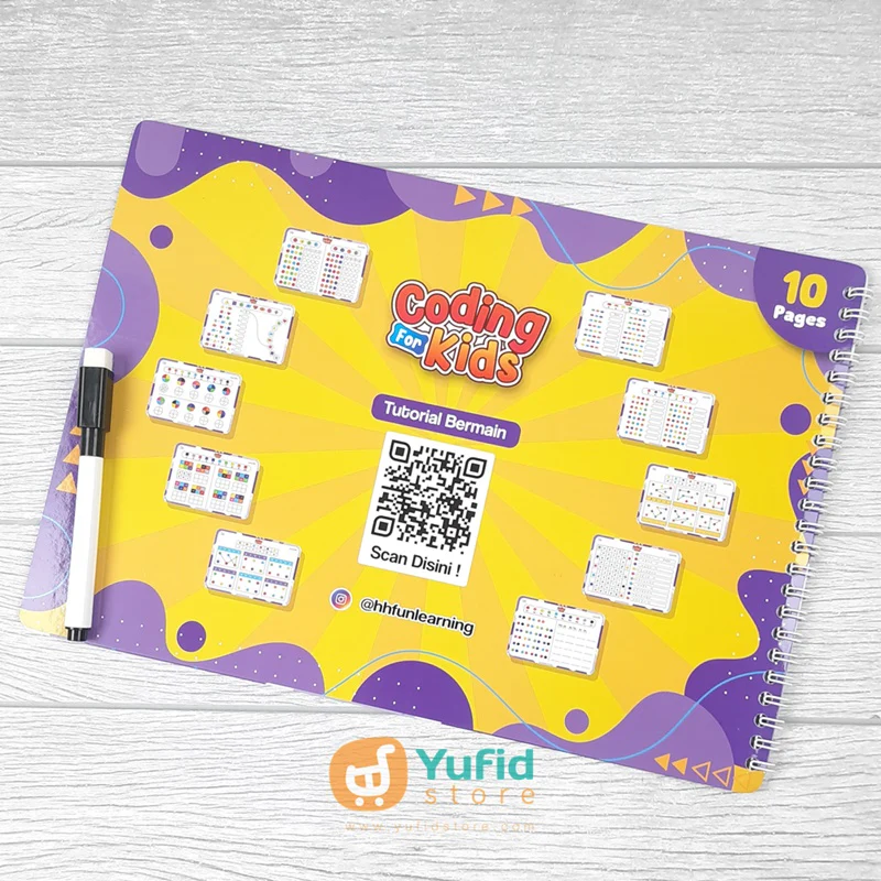 BUKU CODING FOR KIDS STIMULUS KECERDASAN BERPIKIR (BACAAN MEDIA) - Image 2