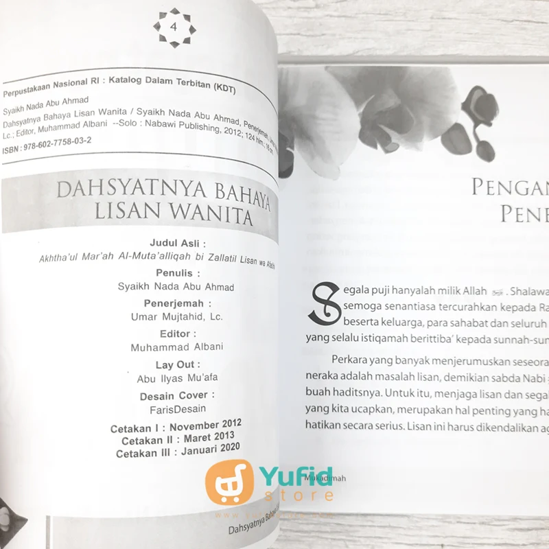 BUKU DAHSYATNYA BAHAYA LISAN WANITA (KISWAH MEDIA) - Image 3