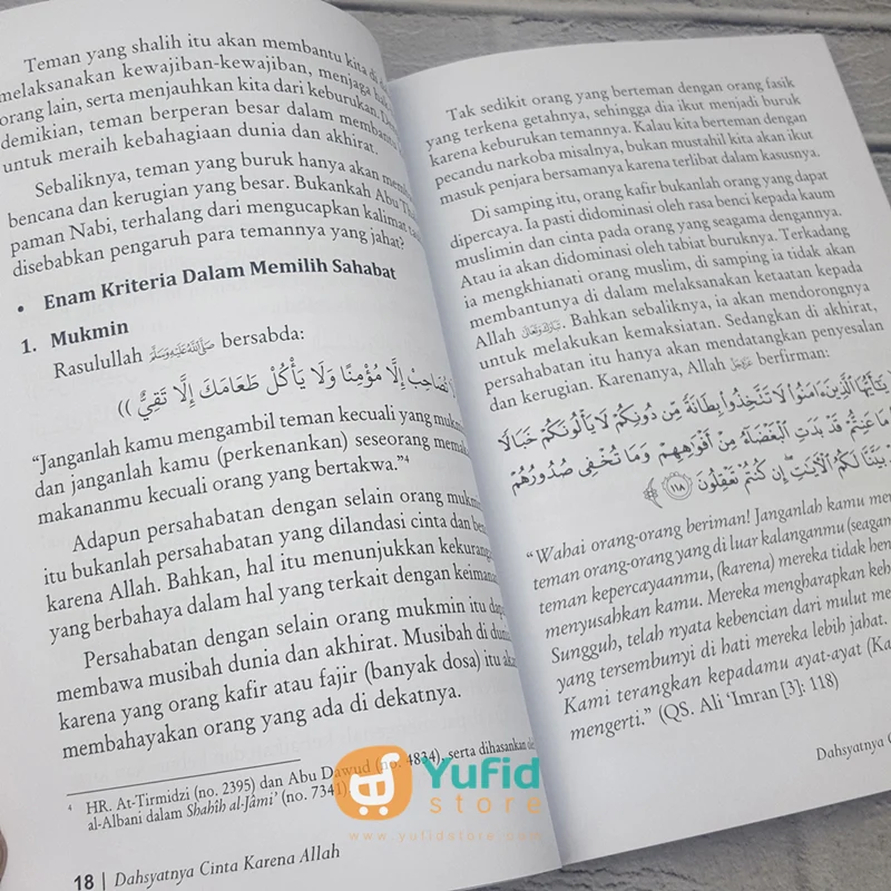 Buku Dahsyatnya Mencintai Karena Allah (Pustaka Imam Asy-Syafii) - Image 6