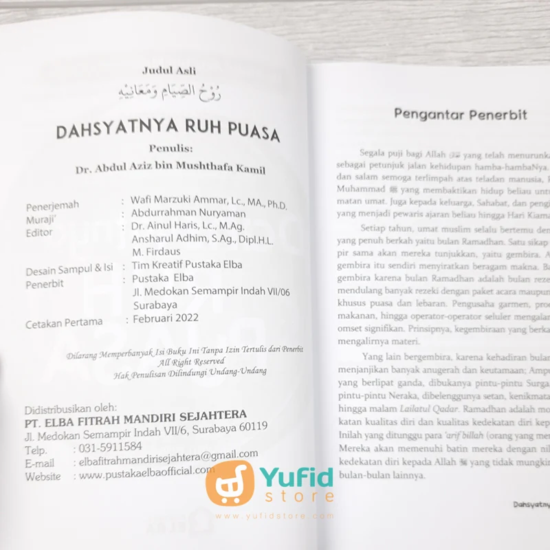 BUKU DAHSYATNYA RUH PUASA (PUSTAKA ELBA) - Image 3