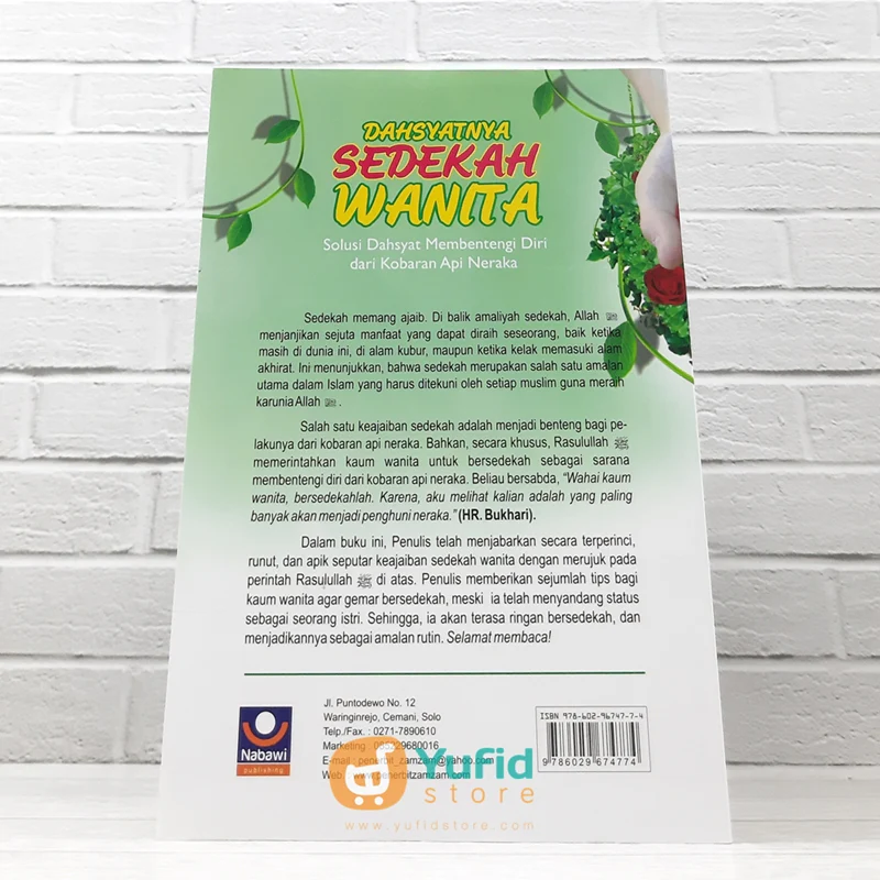 BUKU DAHSYATNYA SEDEKAH WANITA (NABAWI) - Image 2