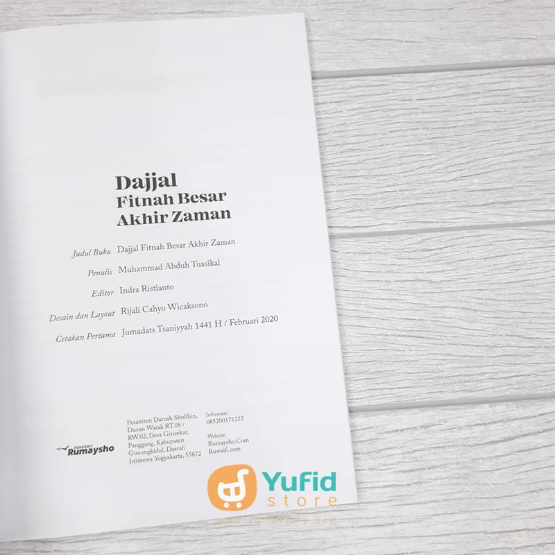 Buku Dajjal Fitnah Terbesar Akhir Zaman (Rumaysho) - Image 3