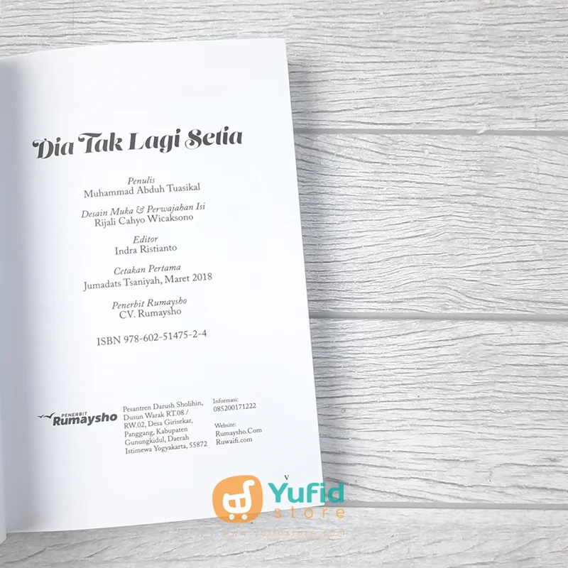 Buku Dia Tak Lagi Setia (Rumaysho) - Image 3