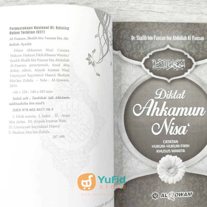 BUKU DIKTAT AHKAMUN NISA CATATAN HUKUM FIKIH KHUSUS WANITA (AL QOWAM) - Image 3