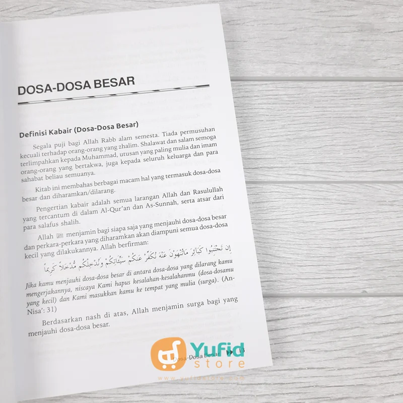 Buku Dosa-Dosa Besar (Pustaka Arafah) - Image 6