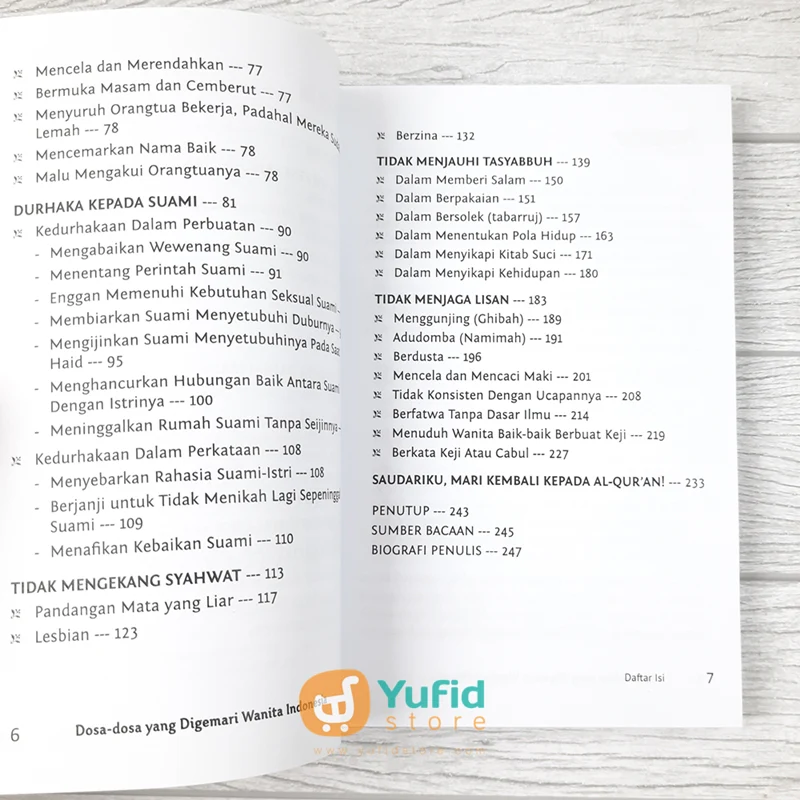 BUKU DOSA-DOSA YANG DIGEMARI WANITA INDONESIA (PUSTAKA ARAFAH) - Image 4