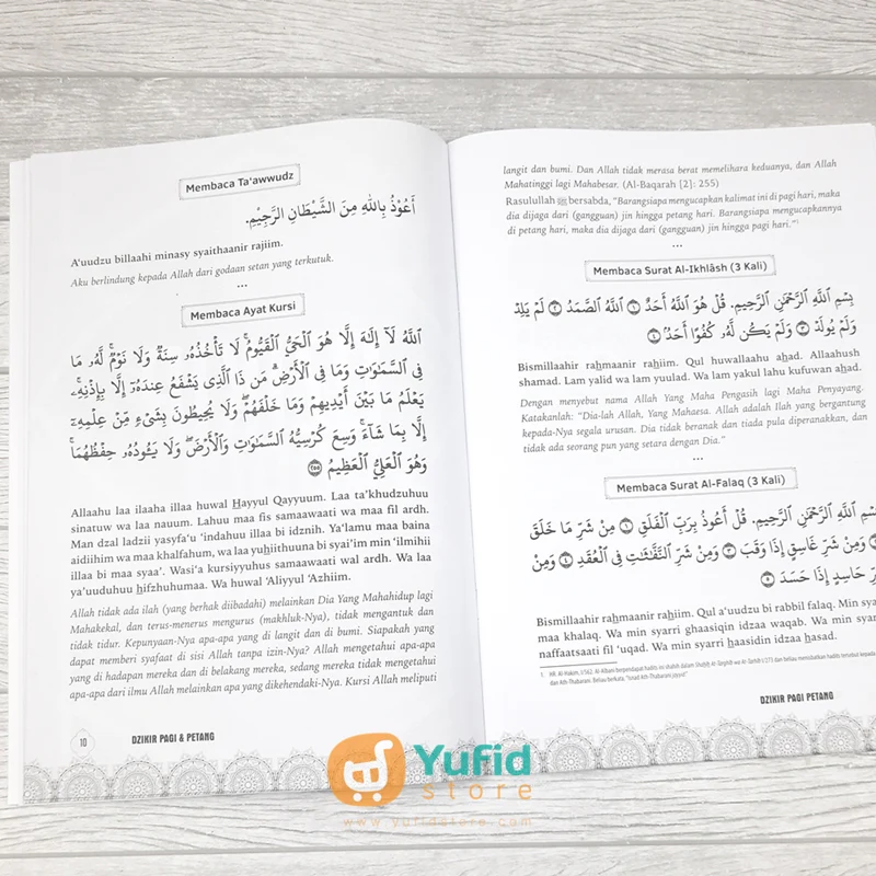 Buku Dzikir Pagi dan Petang dengan Terjemah dan Ejaan Latin A4 (Pustaka Arafah) - Image 5