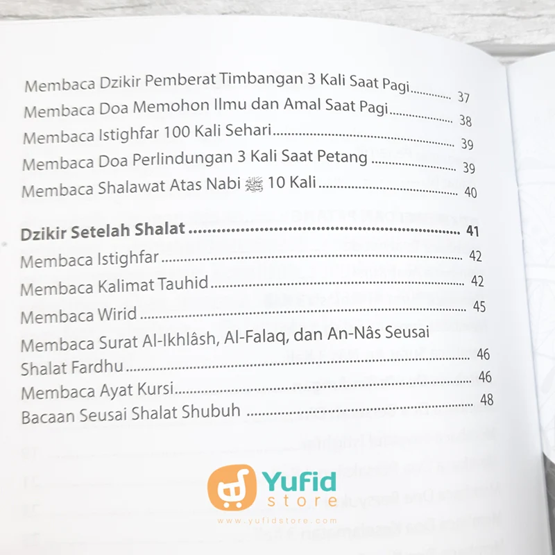 Buku Dzikir Pagi dan Petang dengan Terjemah dan Ejaan Latin A5 (Pustaka Arafah ) - Image 5