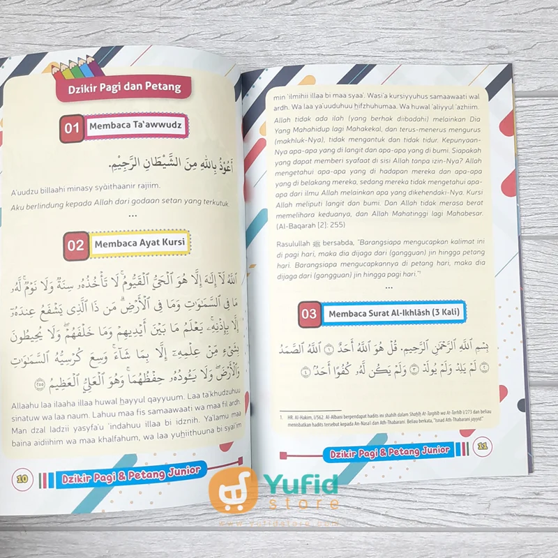 BUKU DZIKIR PAGI DAN PETANG JUNIOR (PUSTAKA ARAFAH) - Image 6