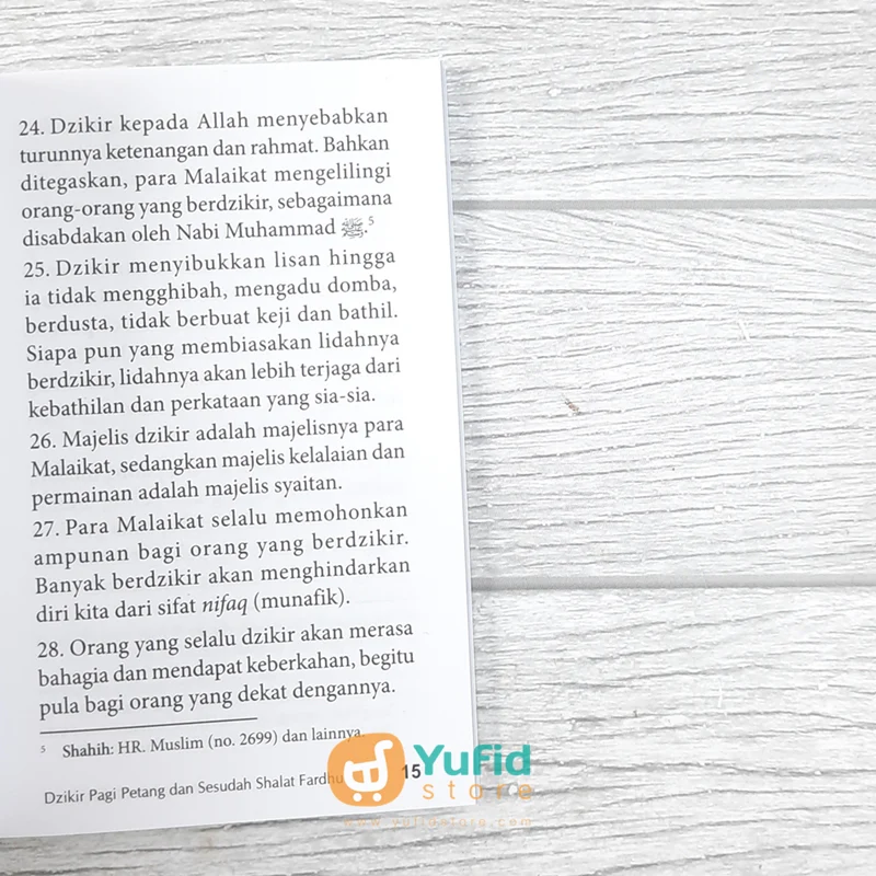 BUKU DZIKIR PAGI PETANG DAN SESUDAH SHALAT FARDHU (PUSTAKA IMAM ASY SYAFII) - Image 7