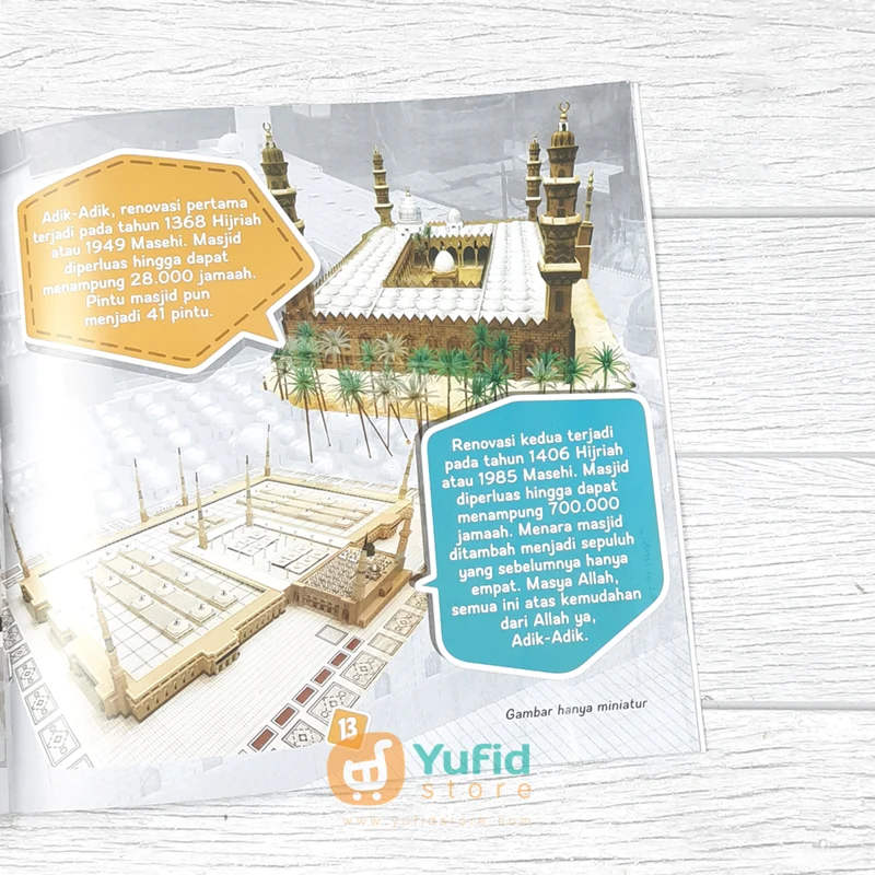 BUKU ENSIKLOPEDI 3 MASJID UTAMA MASJID NABAWI SERI 2 (AT TUQA KIDS) - Image 7