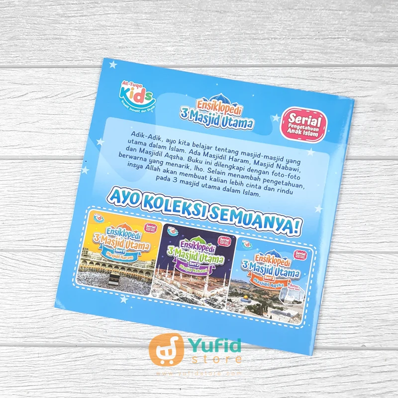 BUKU ENSIKLOPEDI 3 MASJID UTAMA MASJIDIL AQSHA SERI 3 (AT TUQA KIDS) - Image 2