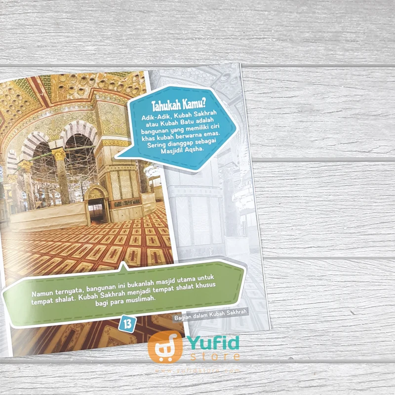 BUKU ENSIKLOPEDI 3 MASJID UTAMA MASJIDIL AQSHA SERI 3 (AT TUQA KIDS) - Image 7