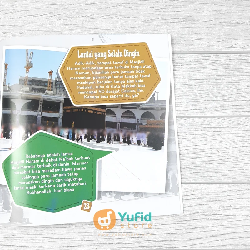 BUKU ENSIKLOPEDI 3 MASJID UTAMA MASJIDIL HARAM SERI 1 (ATTUQA KIDS) - Image 8