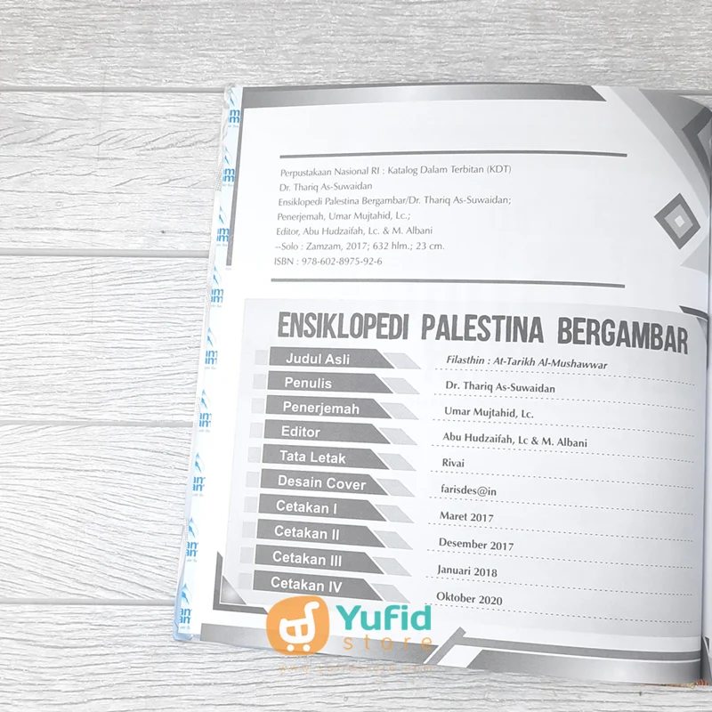 Buku Ensiklopedi Palestina Bergambar (Zam-Zam) - Image 3