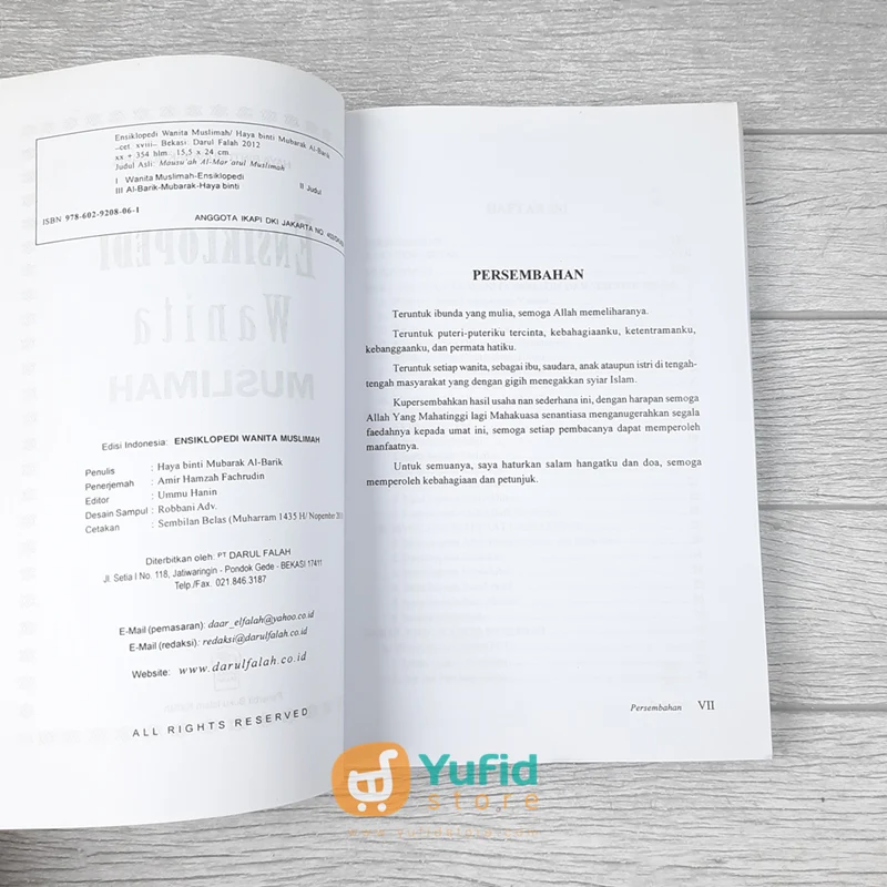 BUKU ENSIKLOPEDI WANITA MUSLIMAH (DARUL FALAH) - Image 3