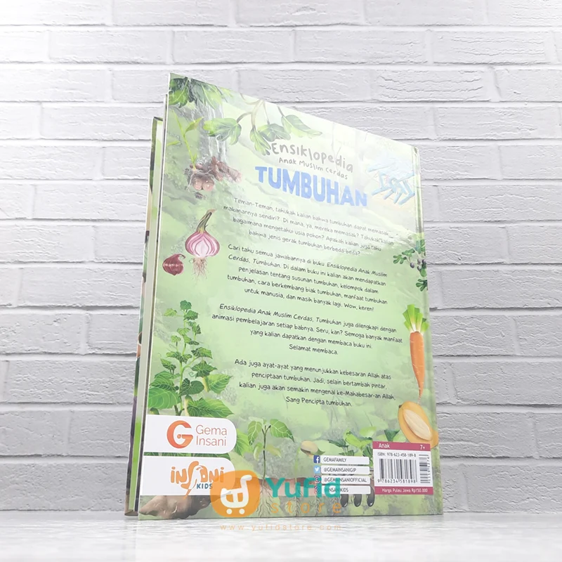 BUKU ENSIKLOPEDIA ANAK MUSLIM CERDAS 2 - TUMBUHAN (GEMA INSANI) - Image 2