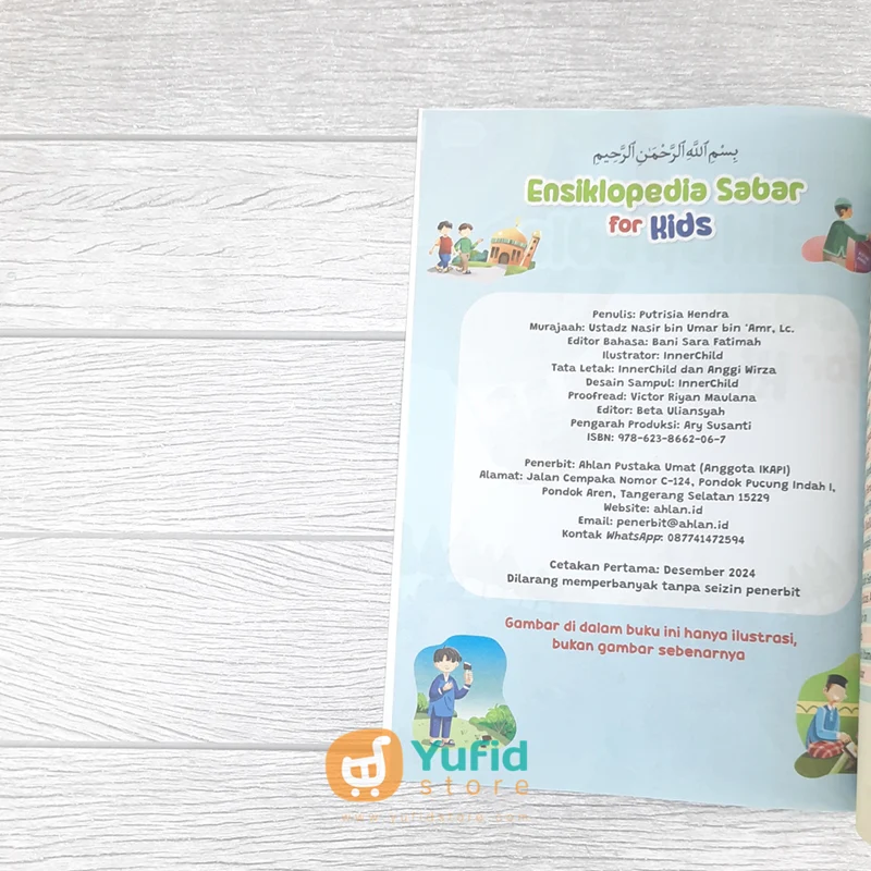 BUKU ENSIKLOPEDIA SABAR FOR KIDS (AHLAN) - Image 3