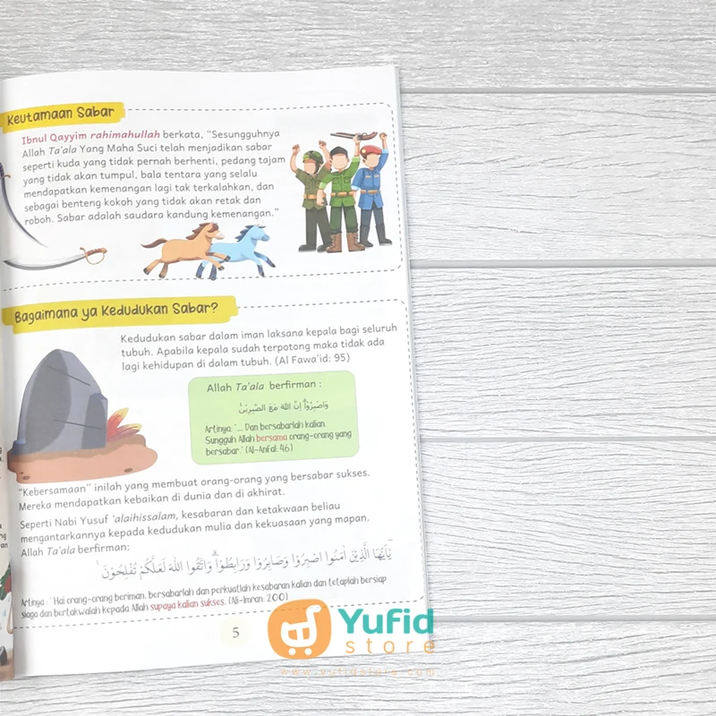 BUKU ENSIKLOPEDIA SABAR FOR KIDS (AHLAN) - Image 4