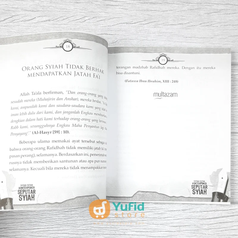 BUKU FATWA FATWA-FATWA KONTEMPORER SEPUTAR SYIAH (MULTAZAM) - Image 7