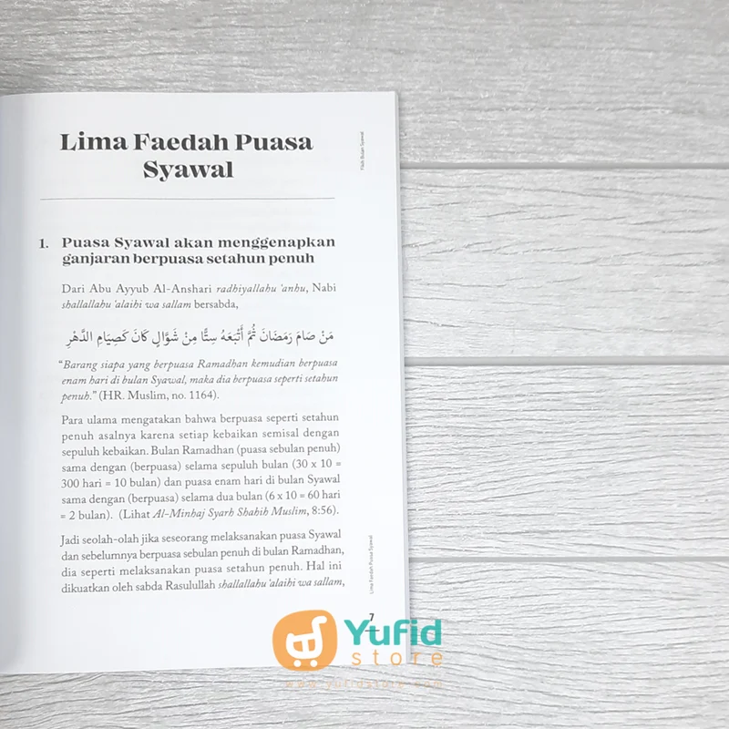 BUKU FIKIH BULAN SYAWAL - PUASA SYAWAL, QADHA DAN FIDYAH (RUMAYSHO) - Image 8