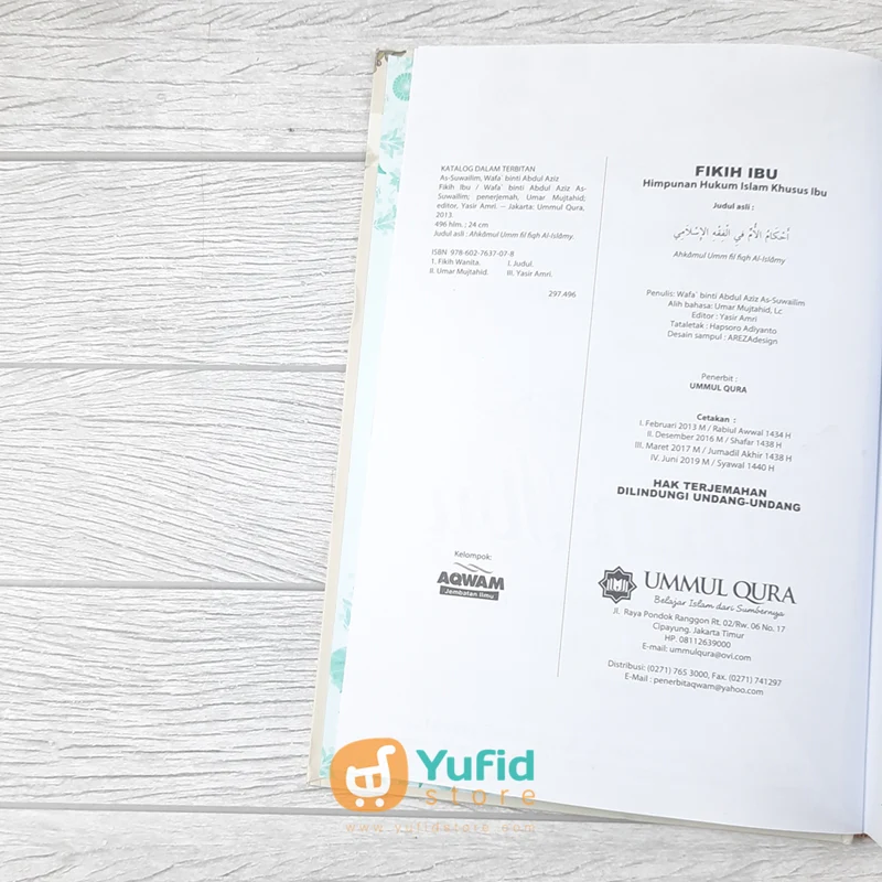 Buku Fikih Ibu Himpunan Hukum Islam Khas Ummahat (Ummul Qura) - Image 3