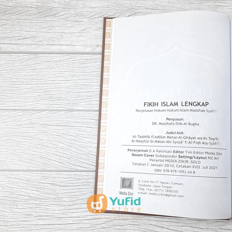 BUKU FIKIH ISLAM LENGKAP PENJELASAN HUKUM-HUKUM ISLAM MADZHAB SYAFII (MEDIA ZIKIR) - Image 3