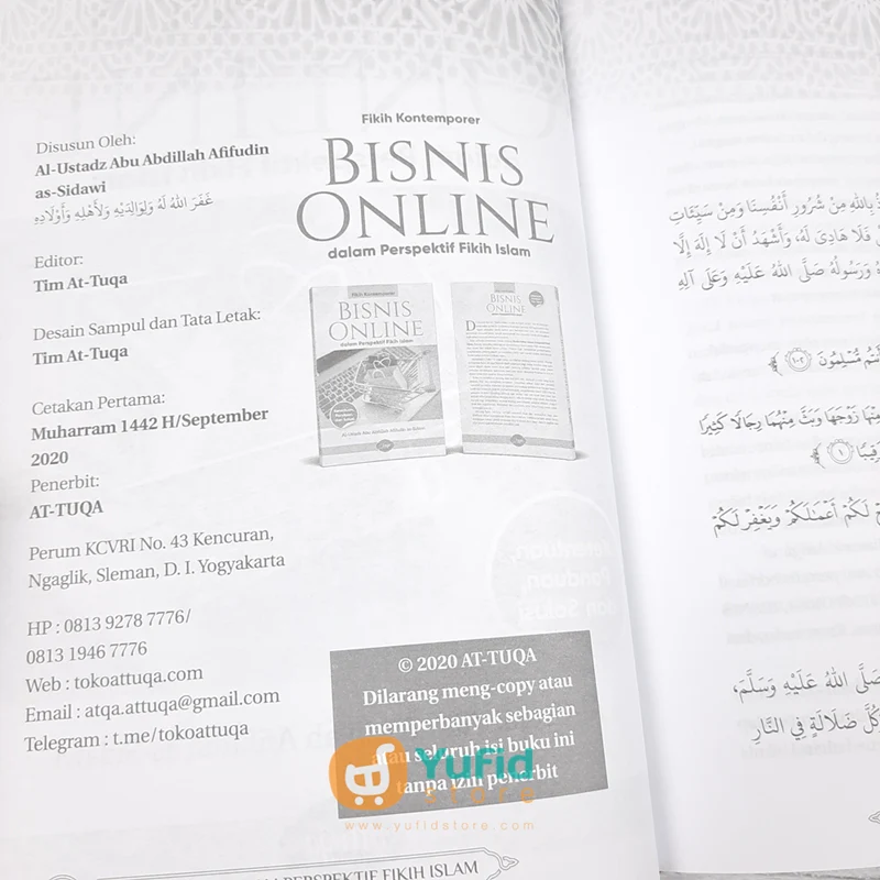Buku Fikih Kontemporer Bisnis Online Dalam Perspektif Fikih Islam (Attuqa) - Image 3